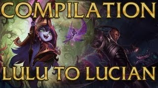 LoL Login themes  Champions compilation from Lulu to Lucian [upl. by Sillyhp]