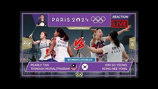 🔴LIVE  Tan PearlyThinaah Muralitharan MAS vs MatsuyamaShida JPN Paris 2024 Olympics Badminton [upl. by Schouten]