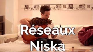 Réseaux  Niska  Fingerstyle Guitare MatDeuh  Tab ↓ [upl. by Einoj]