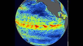 Surface current speed in ORCA12 coupled to IFS ECEarth 32 [upl. by Notyarb268]