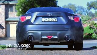 Best Invidia Q300 vs R400 comparison Toyota86 amp BRZ [upl. by O'Hara]