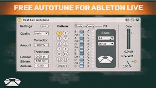 Beat Lab Academy Autotuna Max for live device Gratuit  Free  FR [upl. by Ahsemac]