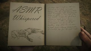 Reading Arthurs journal Clemens Point whispered ASMR  Read Dead Redemption 2 [upl. by Samul]