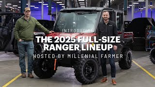 2025 Polaris RANGER Reveal amp Walkaround Hosted by Millennial Farmer  Polaris Off Road [upl. by Fenn]