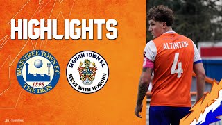 HIGHLIGHTS  Braintree Town vs Slough Town 9324 11 [upl. by Kerianne]