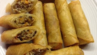 How to Make the Ultimate Crunchy Cambodian EggrollsCooking CambodianKhmer food with Elissa [upl. by Bern70]