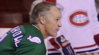 Memories Gordie Howe scores his final playoff goal [upl. by Nitsugua]