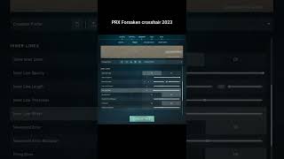 PRX forsaken latest crosshair 2023 😎 valorant shorts prxf0rsaken short proplayer paperex [upl. by Katz]