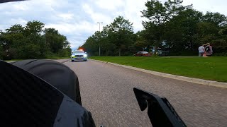 Kawasaki z1000 vs Swedish Police 4 [upl. by Nikolia]