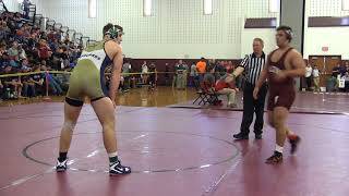 20180303 220 lb Semis  Hunter Catka Sun Valley vs Skylar McLeod Pottsgrove [upl. by Langham]