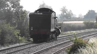 Kinlet Hall on its way to Nene Valley Railway [upl. by Pellegrini]