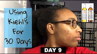 SKINCARE ft Kiehls  DAY 9  Using Kiehls Products for 30 Days [upl. by Esdnyl]