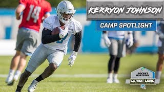 Camp Spotlight Kerryon Johnson [upl. by Acenes]