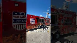 Concession Trailer Built for Veteran With RESTROOM INSIDE foodtrailer foodtrucklovers veterans [upl. by Gold]