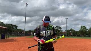 Worth 2021 Mach 1 XXL USSSA bat [upl. by Corvese]