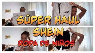 SÚPER HAUL SHEIN ROPA NIÑOS [upl. by Lachlan610]