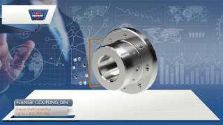 Optibelt Flange coupling DIN 116  robust shaft connection [upl. by Aicitel995]