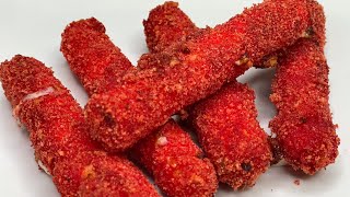 How to make hot cheeto mozzarella sticks [upl. by Leahcimal703]