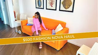 Fashion Nova Haul 500 GRWM New MacBook Case [upl. by Chute]