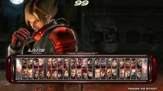 Tekken 6 Soundtrack Character Select [upl. by Shuman]