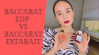 Baccarat Rouge 540 EDP vs Baccarat Rouge 540 extrait Плюс 4 аналога Баккары [upl. by Niraj]