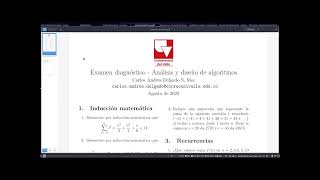 Programación funcional y concurrente Clase 1 4 Repaso inducción matemática [upl. by Gould]