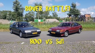 Real Road Test Rover battle 800 vs SD1 [upl. by Rik]