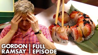 Gordon Ramsay Tries Strawberry Sushi  Hotel Hell FULL EPISODE [upl. by Sterne]