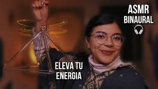 ASMR transmuta y eleva tu energía ✨ reiki pirámide de cristal lluvia de fondo [upl. by Ching]