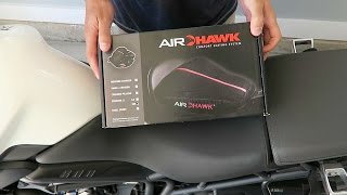 NEW Air Hawk Motorcycle Seat Cushion Review and Install [upl. by Enived650]