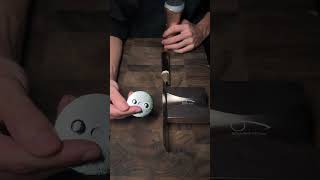 Floating tissue sharpness test fyp knife knifesharpening ray knifesharpener rui knives [upl. by Annawd]