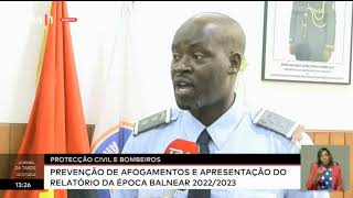 Protecção Civil e Bombeiros  Prevenção de afogamentos e apresentação do relatório da época balnear [upl. by Assenab]