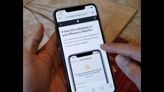 How To Fix iPhone X XS XR XS Max amp iPad Pro quotFace ID Has Been Disabledquot 3 29 2019 [upl. by Hubing]