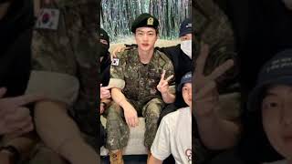 BTS Jin Returns from Military Service with Hug Marathon for Fans bts kpop pop btsjin shorts [upl. by Elleda875]