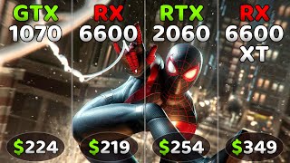 GTX 1070 vs RX 6600 vs RTX 2060 vs RX 6600 XT  Ultimate Comparison [upl. by Shelba511]