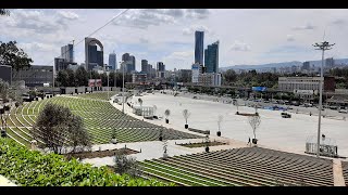 መስቀል አደባባይ አዲሱ ገፅታ  Meskel Square project Addis ababa [upl. by Eekorehc]