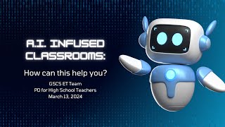 AI Infused Classrooms  High School PD [upl. by Acie]