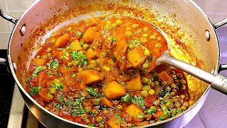 आलू मटर की मसालेदार सब्ज़ी नए तरीके से  Aloo Matar ki Sabzi  Aloo Matar Curry  KabitasKitchen [upl. by Bodrogi]