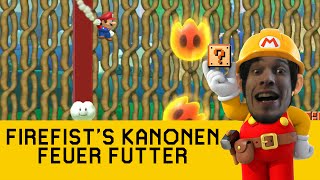 Firefists Kanonen Feuer Futter ▲ 112 Super Mario Maker [upl. by Elberfeld749]