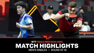 Fan Zhendong vs Darko Jorgic  MS R16  WTT Finals Men Doha 2023 [upl. by Holden]