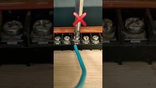 the correct way to clamp wire cables shorts feedshorts shortvideo [upl. by Jillana]