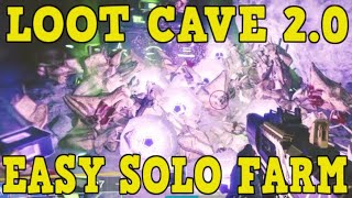 DESTINY 2  EASY SOLO LOOT CAVE FARM [upl. by Ire]