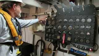 PT Boat Engine Pre Startup Engine Checks No Startup Higgins PT658 Portland OR [upl. by Lynn]