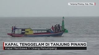 Kapal Tenggelam di Tanjung Pinang 10 Orang Tewas amp 2 Kritis [upl. by Einahteb]