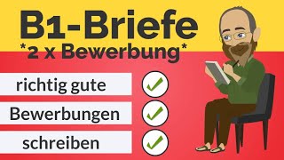 B1 Briefe  Richtig gute Bewerbungen schreiben [upl. by Annas203]