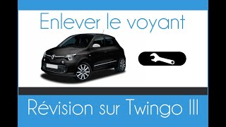 Comment réinitialiser le voyant de vidange sur Twingo III [upl. by Yam650]