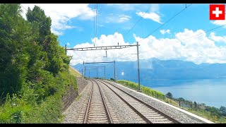 ★ 4K 🇨🇭Geneva  Bern  Lucerne cab ride speeds up to 200kmh 072020 [upl. by Weirick]