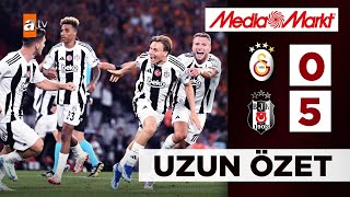 Galatasaray 0  5 Beşiktaş  2024 Süper Kupa Finali  Uzun Özet [upl. by Suaeddaht333]