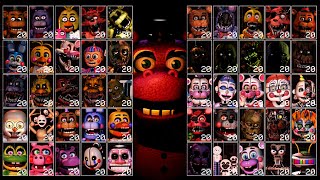 Ultimate Custom Night PLUS  All Jumpscares amp Extras [upl. by Mian]