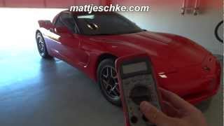 How to Test an Alternator in a C5 Corvette [upl. by Carol-Jean]